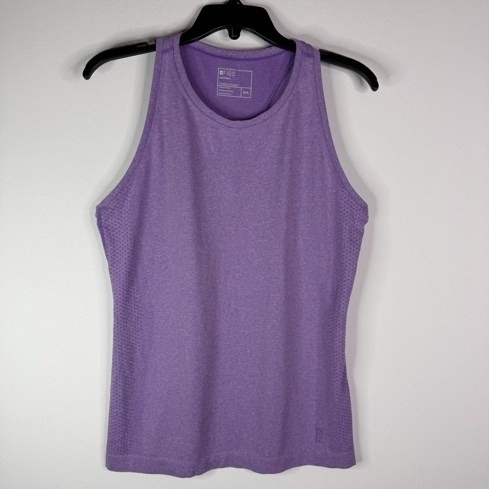 Figs Women's Tank Top Underscrub Purple XXL